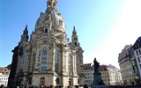 Drážďany a Míšeň, umění a slavnosti vína 2017 - Německo - Drážďany, Frauenkirche, barokní, arch. Georg Bähr