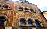 Švábská Jura a romantická cesta - Německo - Kostnice, radnice, fasáda renesanční, 1593