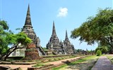 Poznávací zájezd - Thajsko - Thajsko - Ayutthaya - komplex Wat Phra Sri Sanphet (Wiki-Sabyk2011)