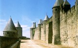 Poznávací zájezd - Francie - Francie - Languedoc - Carcassone, dobře zachovalé středověké hradby