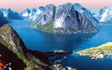 Velký okruh Norskem, Lofoty a Vesteraly - Norsko - ledovcem vyhloubené fjordy dnes vyplněné mořem jsou okouzlující podívanou