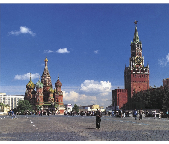 Moskva a Petrohrad letecky - Rusko, Moskva, Kreml a Rudé náměstí