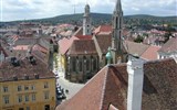 Poznávací zájezd - Zadunají - Maďarsko - Šoproň - Kozí kostel, post. pro františkány 1300