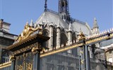 Zámky a zahrady na Loiře a Paříž 1 cesta letecky - Francie, Paříž, Sainte Chapelle, nechal postavit1248  Ludvík IX. pro svaté relikvie