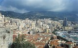 Španělsko, francouzská riviéra - Monako - panoramatický pohled na město