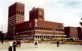 Norská metropole Oslo - Norsko - Oslo, moderní budova radnice, 1931-50
