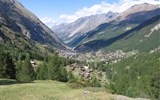 Horskými vlaky po Švýcarsku - Švýcarsko - horské údolí Mattertal ukrývá Zermatt, oblíbené nástupiště na horské tůry