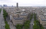 Paříž, perla na Seině letecky a Versailles - Francie - Paříž - pohled z Vítězného oblouku směrem La Defense

