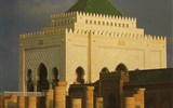 Maroko, královská cesta - Maroko - Rabat - mausoleum Mohameda V.