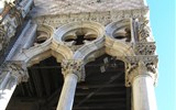 Benátky a ostrovy, bienále architektury - Itálie -  Benátky -  detail dožecího paláce