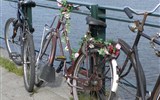 Krásy Holandska a květinové korzo - Nizozemí - Amsterdam - kola jsou tu všude