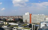 Berlín a večerní slavnost světel, výstavy Botticelli a Mondrian - Německo, Berlín, Marienkirche, pohled z kupole