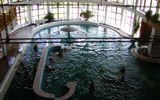 Zalakaros a prázdniny u Balatonu - Maďarsko - Zalakáros - vnitřní bazén termálních lázní s vodou s obsahem jódu či brómu teplou až 36 stupňů