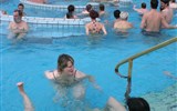 Budapest, Mosonmagyaróvár, termální lázně, výstava Rembrandt - Maďarsko -  Budapešť -  Szechenyiho lázně, bazény
