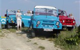 Poznávací zájezd - oblast Balaton - Maďarsko, badacsony, terénní auta