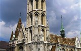 Budapešť, krásy Dunajského ohybu, památky a termální lázně 2019 - Maďarsko, Budapešť, Matyášův chrám