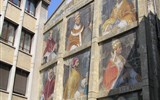 Avignonský divadelní festival - Francie, Provence, Avignon, stěna papežů