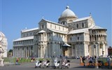 Florencie, Siena, Lucca -  poklady Toskánska letecky 2019 - Itálie - Toskánsko - Pisa, dóm v pisánském románském slohu, budován od roku 1064