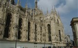 Milano a advent po italsku - Itálie - Miláno - největší gotická katedrála  na světě, 1386-1577, ale úplně dokončena až 1858