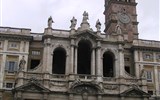 Řím, věčné město 2019 - Itálie - Řím - bazilika  Santa Maria Maggiore, 432-40, později několikrát přestavěná, zvonice ze 14.století