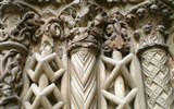 Poznávací zájezd - Zadunají - Maďarsko - Zadunají - Ják, románský kostel, detaily bočního portálu