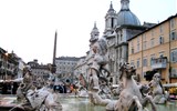 Poznávací zájezd - Řím - Itálie - Řím a okolí - Fontana del Neptuno (1878) na Piazza Navona, postavená na starořímském Domiciánově stadionu