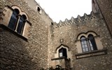 Kalábrie s výletem na Sicílii a Lipary 2020 - Itálie - Sicílie - Taormina, Palazzo Corvaja, 10.stol, směs normanských, arabských a gotických prvků