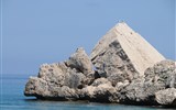 Sardinie, rajský ostrov nurágů v tyrkysovém moři chata letecky 2020 - Itálie - Sardinie - bílé pobřeží