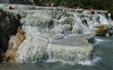 Poznávací zájezd - Itálie - Itálie - Toskánsko - přírodní sirné travertinové lázně Saturnia s možností koupání