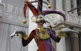 Benátky, karneval a ostrovy 2020 - tam bez nočního přejezdu - Itálie - Benátky - karneval, ožívají staré postavy italských frašek