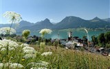 Poznávací zájezd - Rakousko - Rakousko - Sankt Wolfgang - pohled na městečko na břehu jezera Wolfgangsee