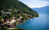 Poznávací zájezd - Horní Rakousko - Rakousko - Horní Rakousy - Gmunden, městečko na břehu jezera Traunsee