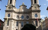 Poznávací zájezd - Tyrolsko - Rakousko - Tyrolsko -  Innsbruck, katedrála sv.Jakuba, barokní, zcela přestavěna 1717-1724 po zničení zemětřesením