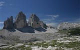 Zahrada Dolomit 2020 - Itálie Dolomity - Tre Cime (německy Drei Zinnen), nejvyšší bod 2.999 m