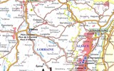 Advent v Alsasku - zimní pohádka nejen o víně a středověký trh 2020 - Francie - mapka vinařského kraje Alsasko
