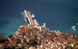 Ostrov Vis, poklad Dalmácie 2020 - Chorvatsko - Komiža - pohled z výšky