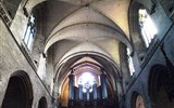 Poznávací zájezd - Bretaň - Francie - Bretaň -  Vannes, katedrála, goticky sklenutý strop