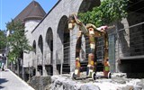 Krásy Jadranu a Istrie s pobytem v Mořské Laguně - Slovinsko - Julské Alpy - Lublaň, hrad - moderní sochy a stará architektura