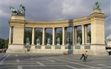 Poznávací zájezd - Maďarsko - Maďarsko - Budapešť - Památník milénia s významnými madarskými postavami historie