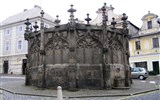 Poznávací zájezd - Česká republika - Česká republika - Kutná hora, Kamenná kašna z roku 1495 od Matěje Rejska, vrcholná gotika