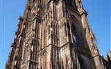 Alsasko, Vogézy, zážitky na vinné stezce 2020 - Francie - Alsasko - Štrasburk, katedrála, věž vysoká 161 m