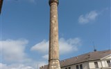 Eger, Tokaj, termály a víno 2019 - Maďarsko - Eger - minaret,1596, jediný pozůstatek mešity zbořené 1841