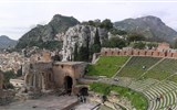 Poznávací zájezd - Sicílie - Itálie - Sicílie - Taormina, řecké divadlo z 3.stol. př.n.l, přestavěné Římany