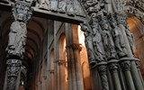 Poznávací zájezd - Galicie - Španělsko - Santiago de Compostela, katedrála, Portico de Gloria, 1168-88, románský portál