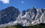 Nejkrásnější vrcholy Solné komory a Dachstein 2020 - Rakousko - masiv  Dachstein při pohledu od lanovky