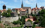 Velikonoce v Lužici, křižácké jízdy a zahrady 2020 - Německo - Lužice - Budyšín, pohled na město