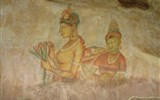 Poznávací zájezd - Srí Lanka - Sri Lanka - Sigiria, skalní fresky z 5.stol, portréty apsár