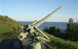 Poznávací zájezd - Helsinki - Finsko - Helsinky - Suomenlinna, kanón Bofors 76 mm