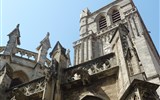 Poznávací zájezd - Languedoc - Francie -Languedoc - Beziers, St.Nazaire, zprava věž, sakritie a chór