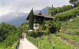 Od palem po třitisícové vrcholy 2020 - Itálie - Merano, vyhlídkové trasy nad městem